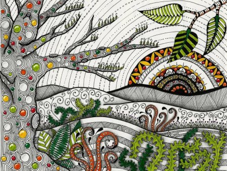 Зентангл Дуглас