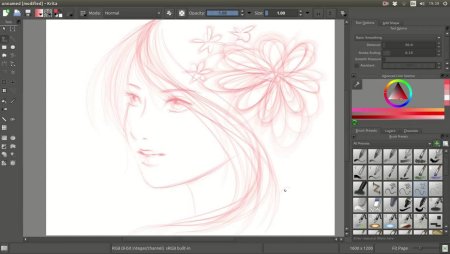 Krita рисунки для новичков