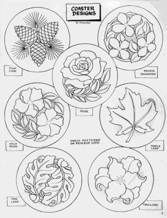 Трафарет для чеканки на фольге