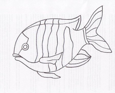 Эскиз рисунка для чеканки