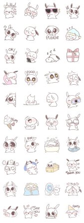 Стикеры для срисовки для начинающих