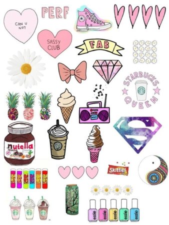 Стикеры для личного дневника