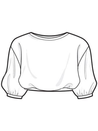 Кофта зарисовка