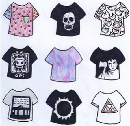 Футболки для срисовки