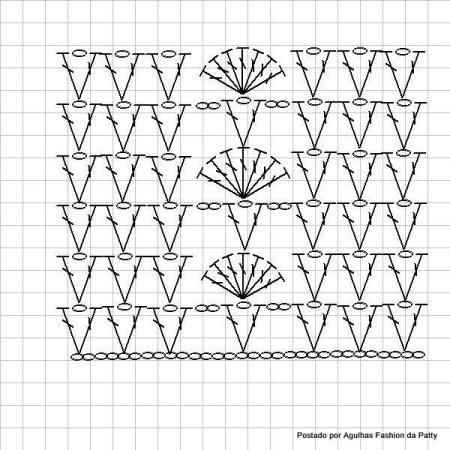 Рисунок крючком схемы