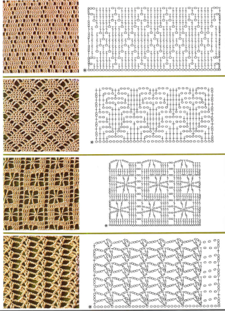 Узоры крючком