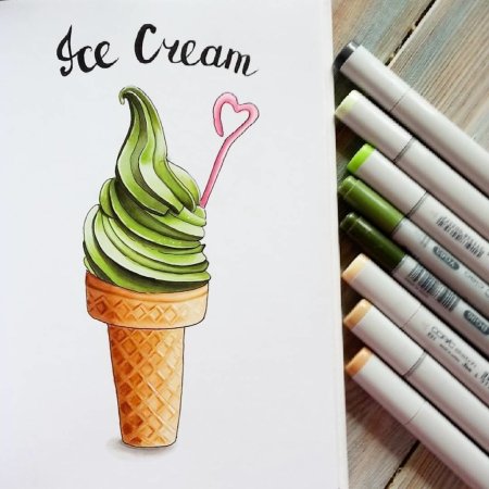 Рисунки маркерами