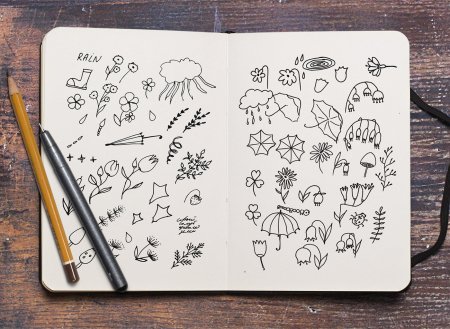 Маленькие зарисовки для ежедневника