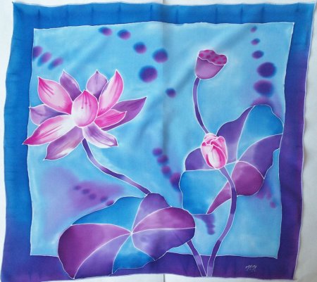 Холодный батик техника росписи