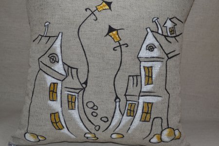 Роспись по ткани акриловыми красками