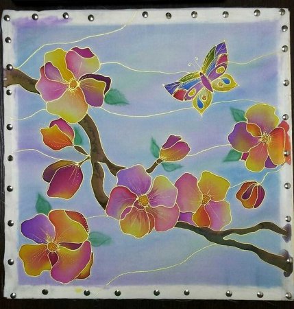 Холодный батик техника