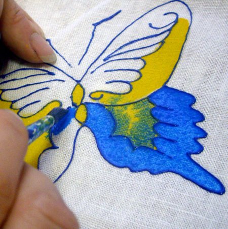 Рисование на ткани