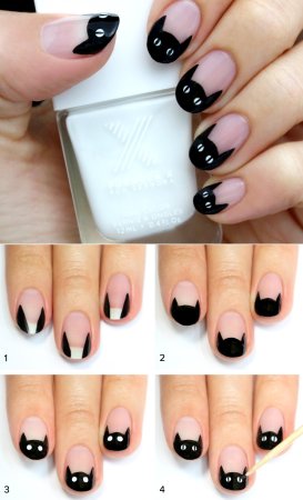 Красивый несложный маникюр