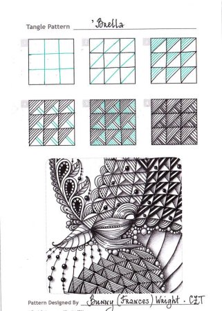 Зентангл для начинающих пошагово