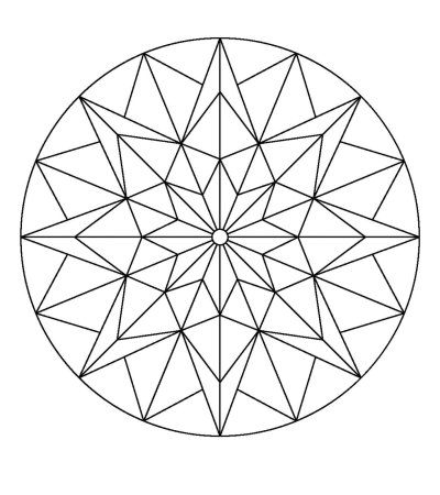 Мандала Геометрическая