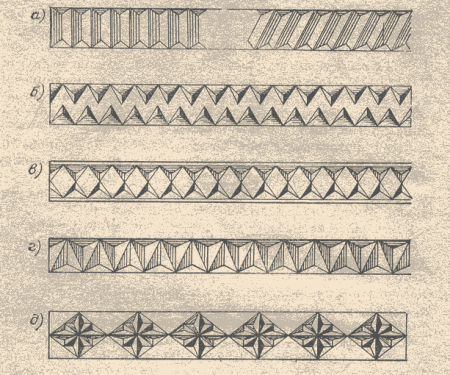 Геометрическая резьба по дереву Витейка