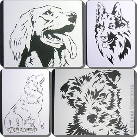 Трафареты для гравировки по стеклу