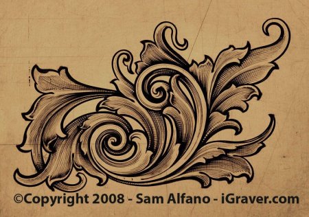 Орнаменты для гравировки по дереву