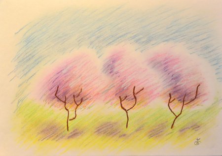 Пастель поэтапное рисование