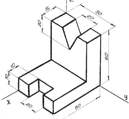 Диметрическая проекция это в черчении
