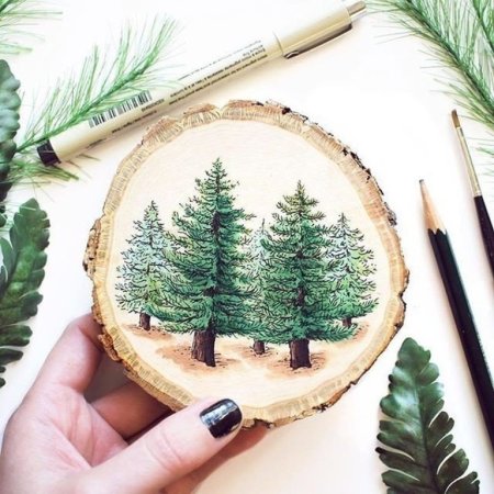 Выжигание по дереву сувениры