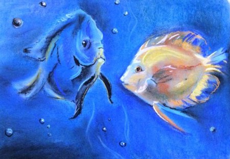 Пейзаж цветными карандашами легкий
