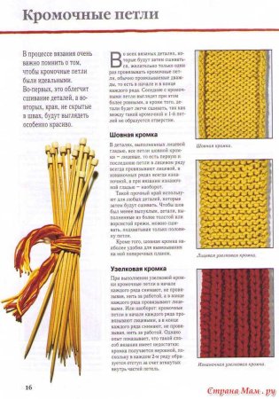 Лицевая петля из протяжки как вязать