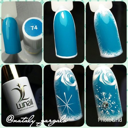 Новогодний дизайн ногтей пошагово