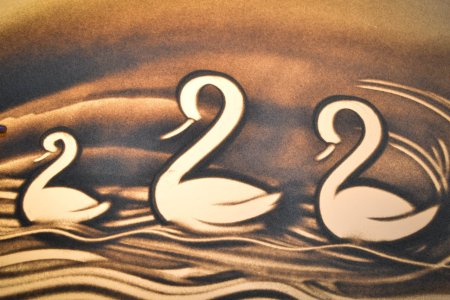 Рисование песком