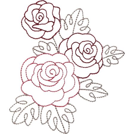 Цветы трафареты для Стежки