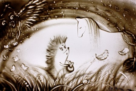 Песочная анимация мультфильмы