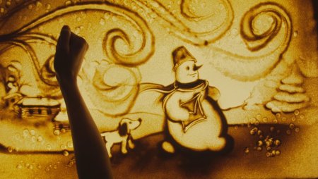 Рисование песком для детей