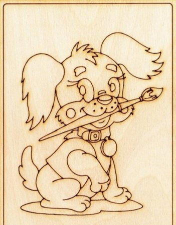 Контуры для выжигания по дереву