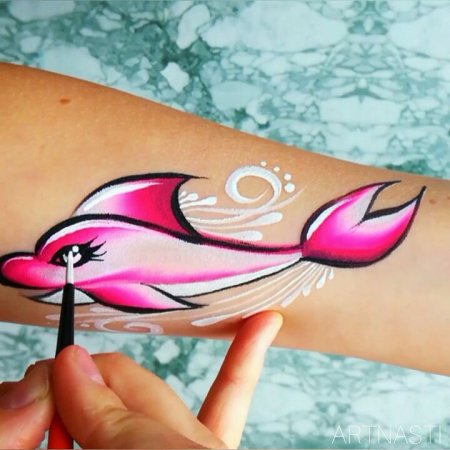 Аквагрим на руке