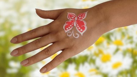 Аквагрим для детей на руке