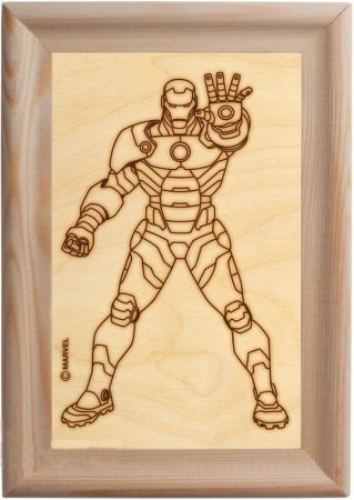 Железный человек для выжигания по дереву