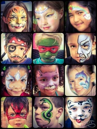 Аквагрим тату для мальчиков