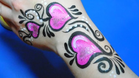 Аквагрим для детей на руке