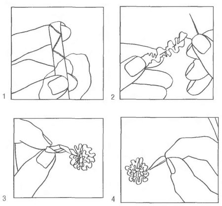 Вышивание атласными лентами для начинающих схемы