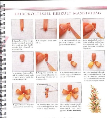 Уроки вышивки лентами для начинающих пошагово