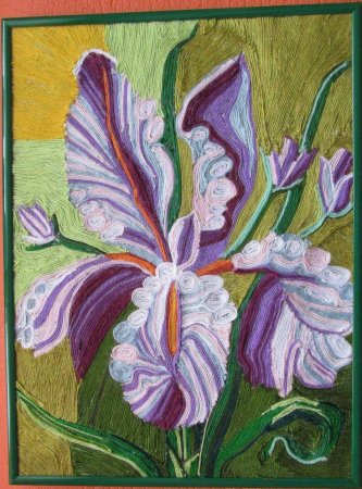 Ниткография коты