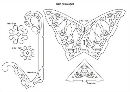 Изделия из фанеры своими руками чертежи и схемы сборки