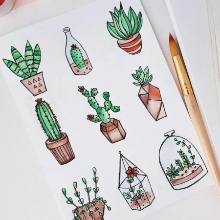 Маленькие рисунки для скетча