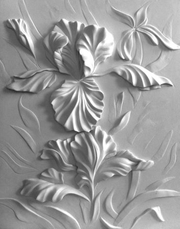 Барельеф Ирис Леонид Ким