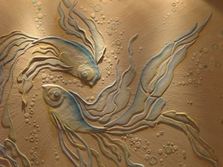 Панно из шпаклевки на стену