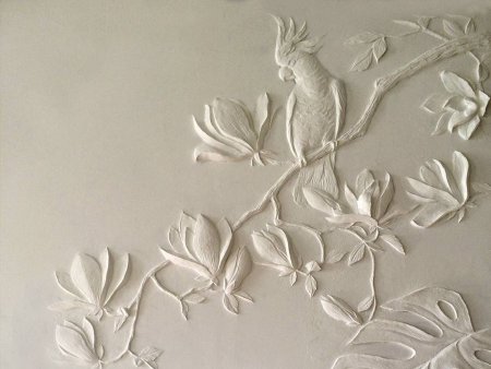 Трафарет для барельефа