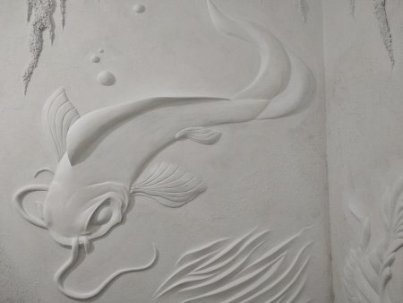 Трафарет для барельефа