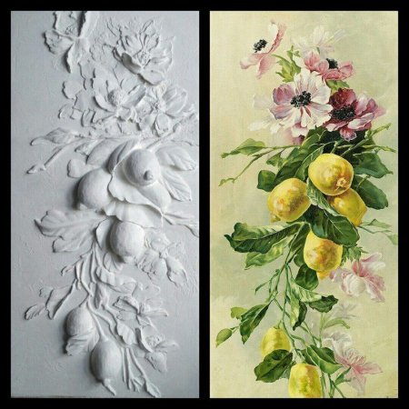 Картины из шпаклевки