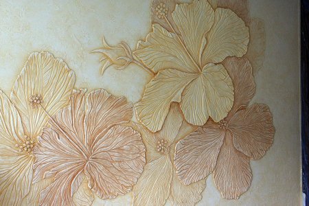 Барельеф цветы Александр Вакуленко