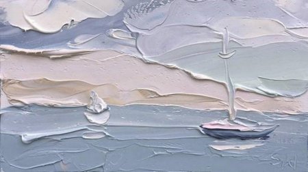 Фактурная живопись с текстурной пастой